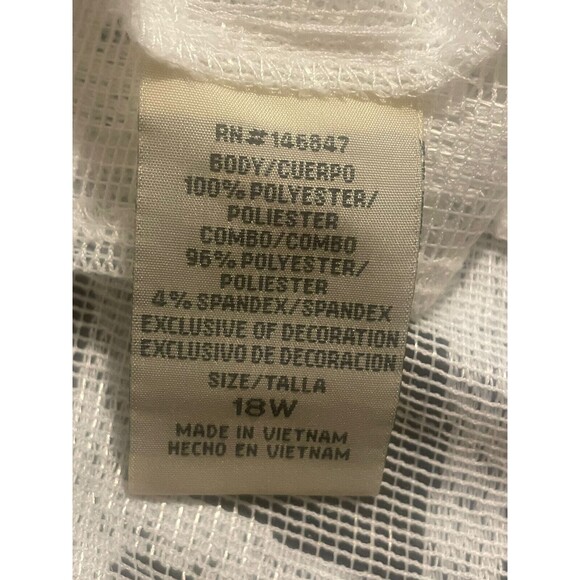 Maya Brooke White Lace Cardigan Shrug Duster 18W Womens - Picture 8 of 8